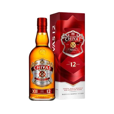 Whisky Chivas Regal 12 años 750cc 40º alc.