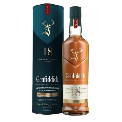Whisky Glenfiddich 18 Años Single Malt 40˚ - 750ml