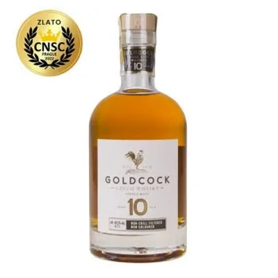 Whisky GoldCock Single Malt 10 Años 49.2° 700cc