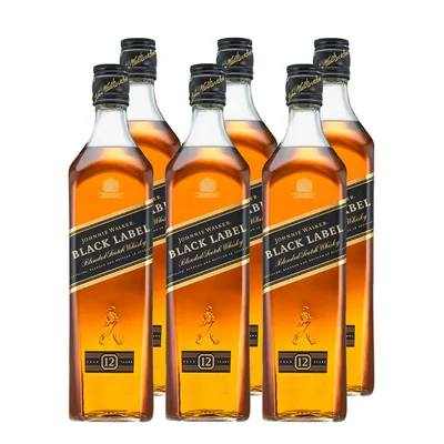 Whisky Johnnie Walker Black Label 750cc x6 ($23.990 c/u)