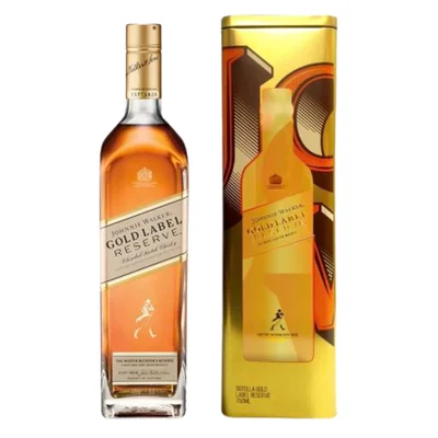 Whisky Johnnie Walker - Gold Label - Estuche Metálico - 750ml