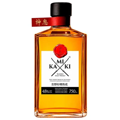 Whisky Kamiki Blended Malt 750 ml – Acabado en Cedro Japonés