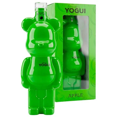 Whisky Yogui Apple 750 ml con Estuche 35°