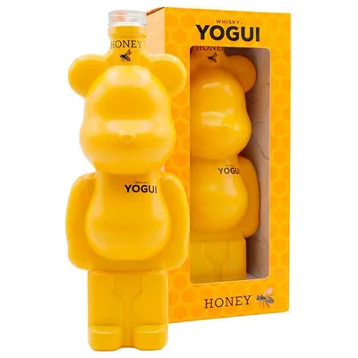 Whisky Yogui Honey 750 ml con Estuche
