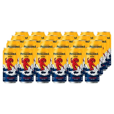 x24 Cerveza Austral Red Lager 470cc