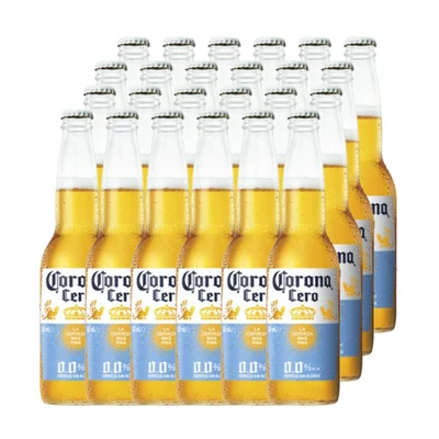 x24 Cerveza Corona Cero Sin Alcohol 0.0° 330ml