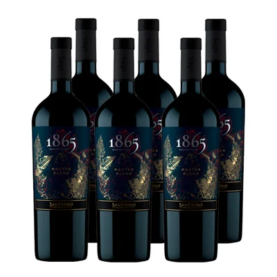 x6 Vino 1865 Master Blend 750cc ($12.690 c/u)