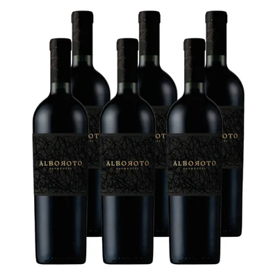 x6 Vino Casa Bauza Alboroto Carmenere 750cc ($6.490 c/u)