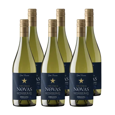 x6 Vino Novas Gran Reserva Sauvignon Blanc 750cc