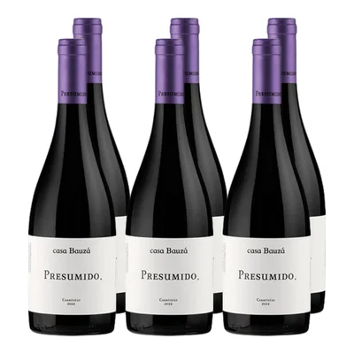 x6 Vino Presumido Carmenere Casa Bauza 750ml ($12.990 c/u)