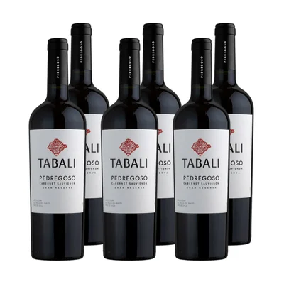 x6 Vino Tabali Pedregoso Gran Reserva Cabernet Sauvignon 750ml ($6.790 c/u)
