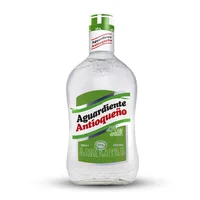 Aguardiente ANTIOQUENO botella verde sin azúcar (750 ml)