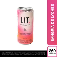 Aperitivo Hard Seltzer Lit Rosé Lychee x269ml