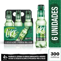 Aperitivo Like Fresh Apple Pet x6 Und x300ml