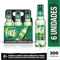 Aperitivo LIKE ICE COOLER fresh apple (1800 ml)
