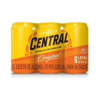 Cerverza Central Sixpack Lata x6Und x330ml C-U