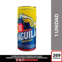 Cerveza AGUILA lata original (269 ml)