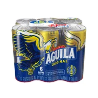 Cerveza Aguila Six Pack Lata 6 Unidades 269ml