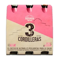 Cerveza artesanal 3CORDILLERAS botella rosé six pack (1800 ml)