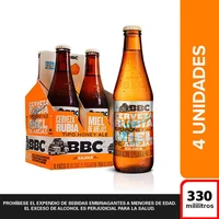 Cerveza artesanal BOGOTA BEER COMPANY botella Cajicá miel (1320 ml)