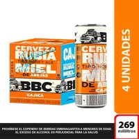 Cerveza artesanal BOGOTA BEER COMPANY lata Cajicá miel (1076 ml)