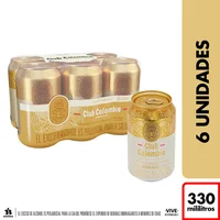 Cerveza CLUB COLOMBIA lata dorada (1980 ml)