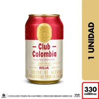 Cerveza CLUB COLOMBIA lata roja (330 ml)