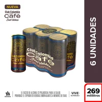 Cerveza CLUB COLOMBIA sin alcohol con café Juan Valdez (1614 ml)
