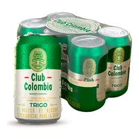Cerveza Club Colombia Trigo Lata X6 330 ml