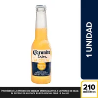 Cerveza CORONA botella lager (210 ml)
