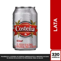 Cerveza COSTENA lata (330 ml)