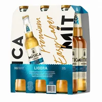 Cerveza Mitica BNR300 X6 Ligera Mítica Ligera Botella 300ml Unidad (1800 ml)