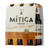 Cerveza Mitica BNR300 X6 Original Mítica Original Botella 300ml Sixpack (1800 ml)