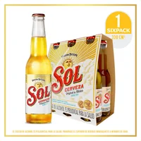 Cerveza SOL botella six pack (1980 ml)