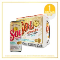 Cerveza SOL lata six pack (1860 ml)