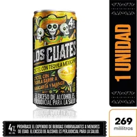 Coctel LOS CUATES sabor margarita mango (269 ml)