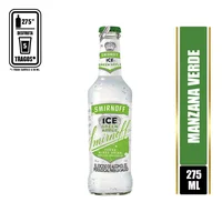 Coctel SMIRNOFF ice green apple botella (275 ml)
