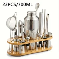 Kit Coctelero 24 Piezas En Acero Inoxidable Premium