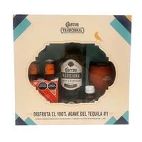 Pack Tequila Cuervo Tradicional + cantarito + 4pack toronja + tajin