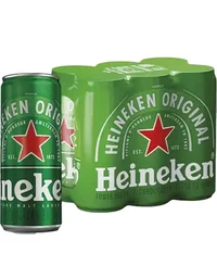 Six Pack Cerveza Heineken lata x 269ml