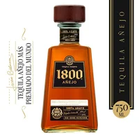 Tequila 1800 añejo 100% agave (750 ml)