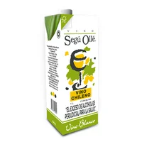 Vino Blanco Segú Ollé Tetra Pack Variedad Uvas 1000 ml