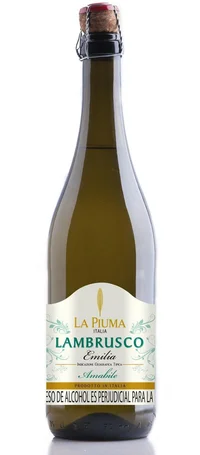 Vino espumoso LA PIUMA MARCA EXCLUSIVA espumoso Lambrusco (750 ml)