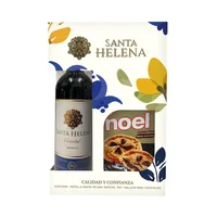 Vino Merlot SANTA HELENA + Galle Noel Madres Merlot (750 ml)