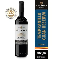 Vino tinto ALTANZA gran reserva Tempranillo (750 ml)