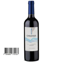 Vino tinto CHILENSIS merlot (750 ml)