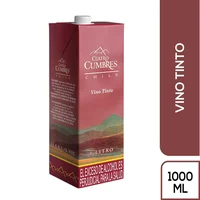 Vino tinto CUATRO CUMBRES tetrapack (1000 ml)