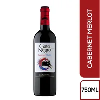 Vino tinto GATO NEGRO cabernet merlot Blended (750 ml)