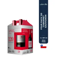 Vino tinto SANTA RITA 120 cabernet sauvignon Cabenet S (748 ml)
