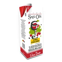 Vino Tinto Segú Ollé Tetra Pack Variedad Uvas 1000 ml